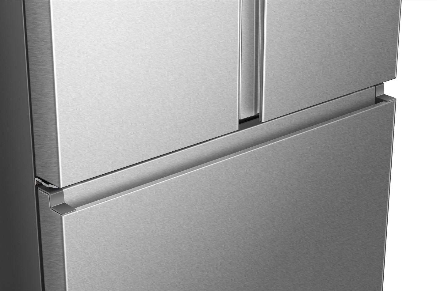 Hisense - 31.3 Inch 22.1 cu. ft French Door Refrigerator in Stainless - RF22B3FSE