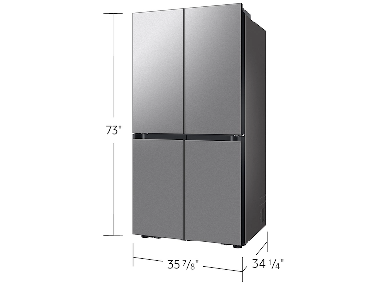 Samsung - 36 Inch 29 cu. ft French Door Refrigerator in Stainless - RF29DB9600QLAA