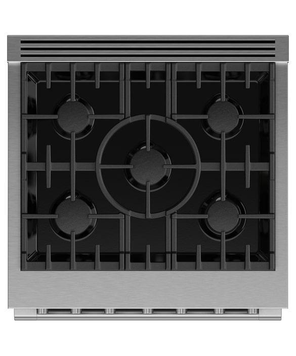 Fisher & Paykel - 4.6 cu. ft  Gas Range in Stainless (Open Box) - RGV3-305-N