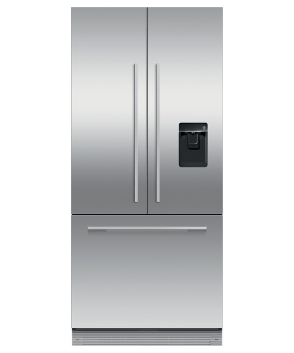 Fisher Paykel - 31.125 Inch 14.7 cu. ft Built In / Integrated French Door Refrigerator in Stainless - RS32A72U1