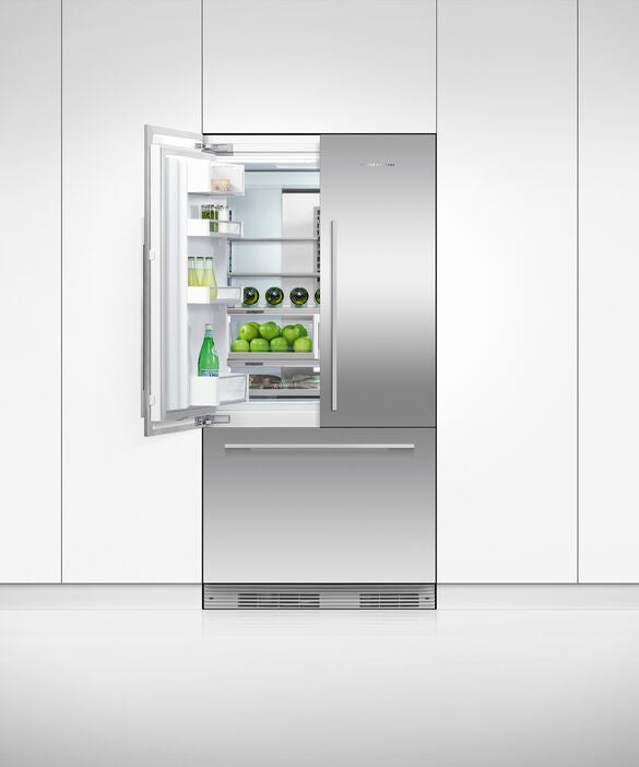 Fisher & Paykel - 36 Inch 16.8 cu. ft French Door Refrigerator in Panel Ready (Open Box) - RS36A72J1 N