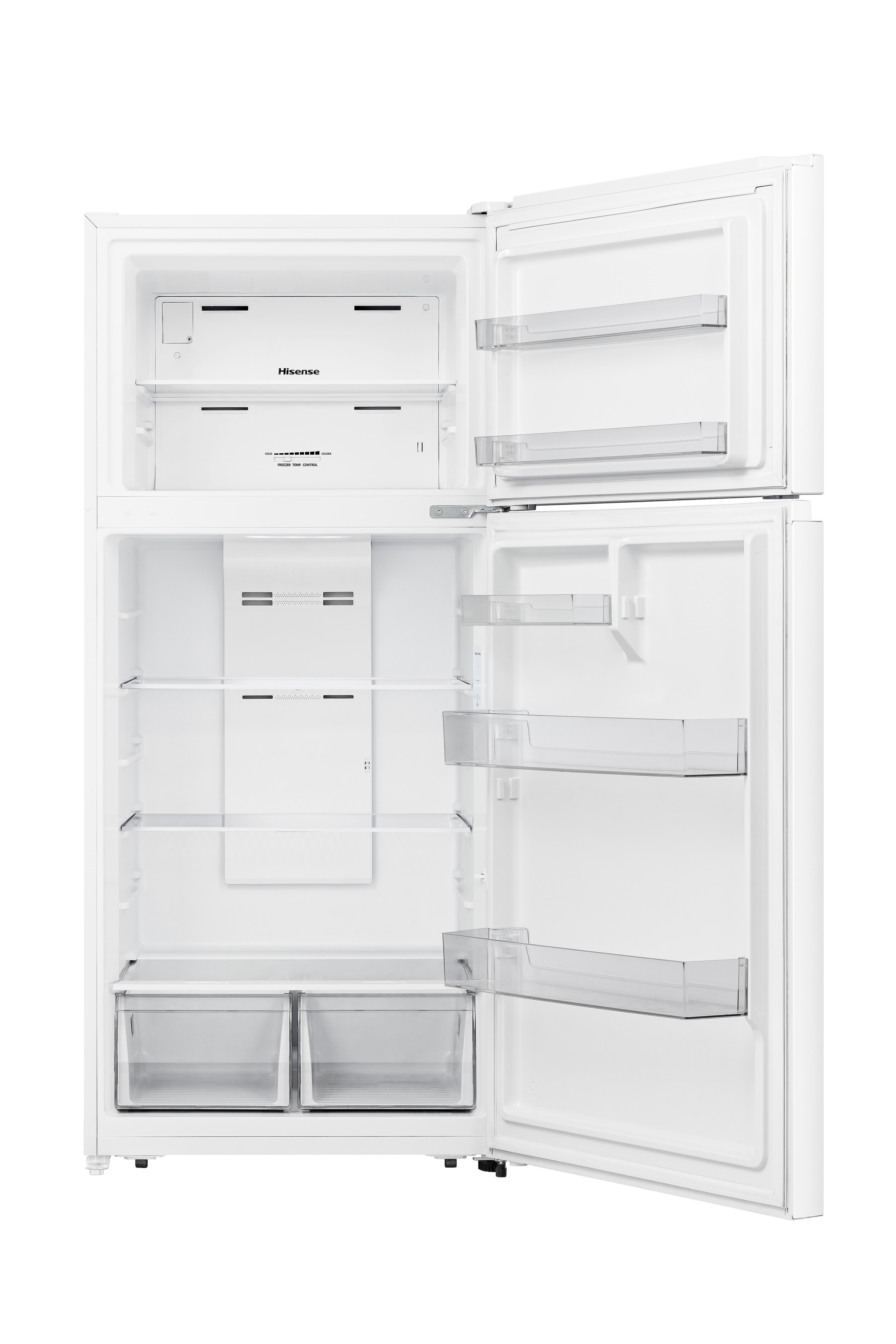 Hisense - 29.7 Inch 18 cu. ft Top Mount Refrigerator in White - RT18A2FWD