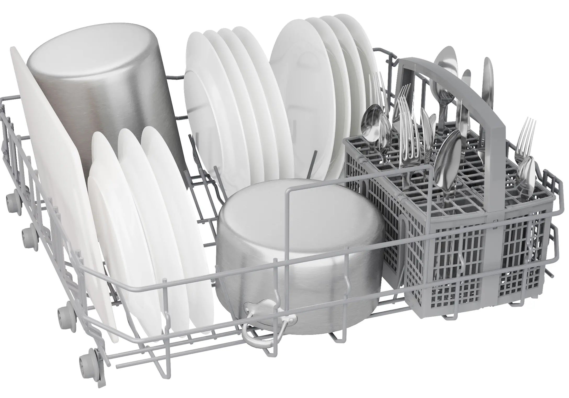 Bosch - 50 dBA Built In Dishwasher in Stainless - SHE3ADF5N