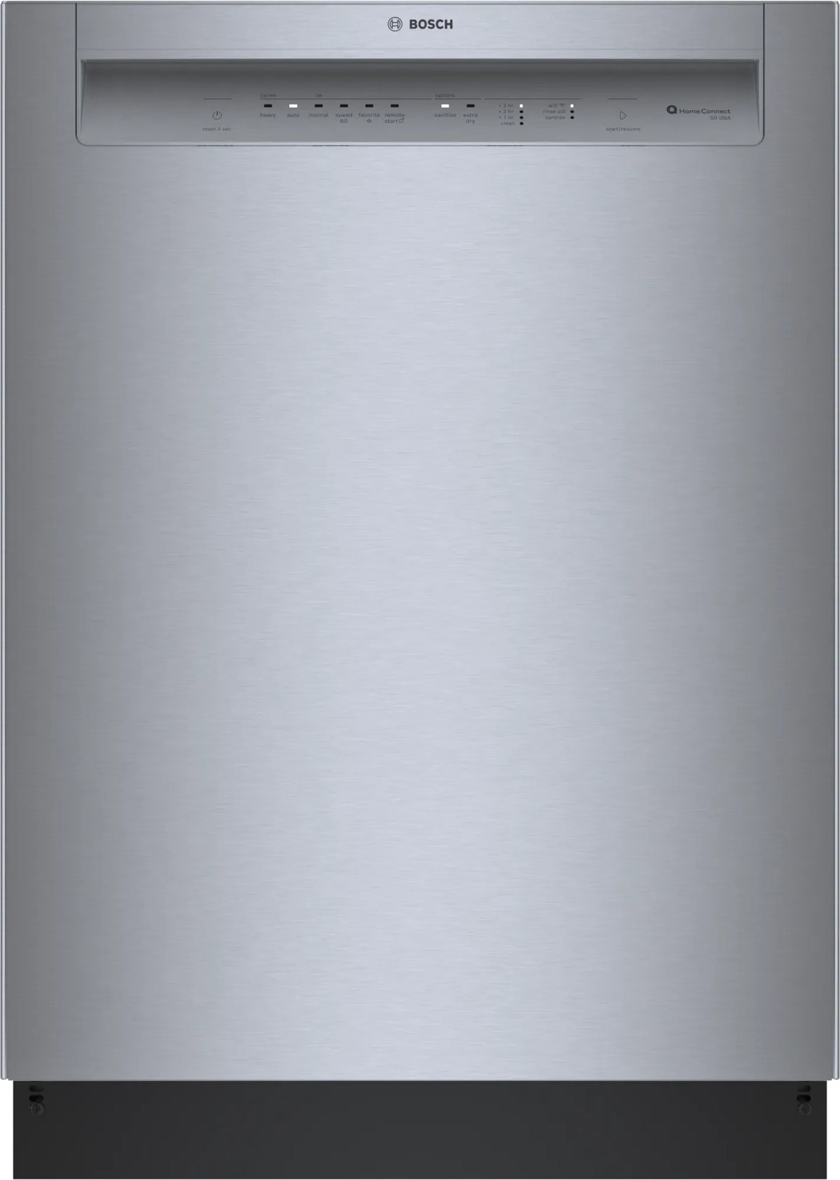 Bosch 50 dBA Built In Dishwasher in Stainless SHE3AEM5N