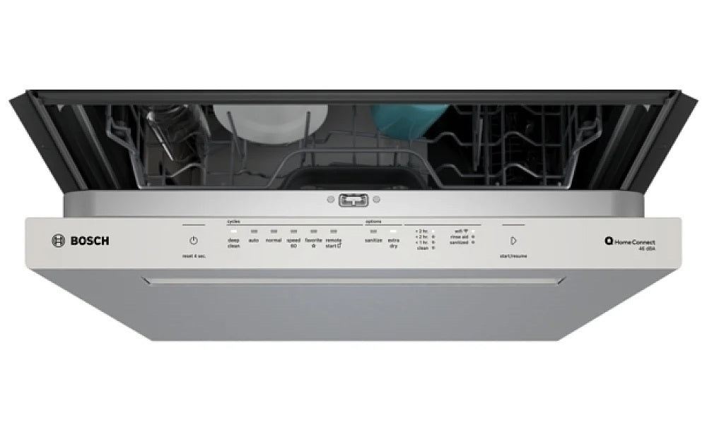Bosch - 46 dBA Built In Dishwasher in Stainless - SHP53EM5N
