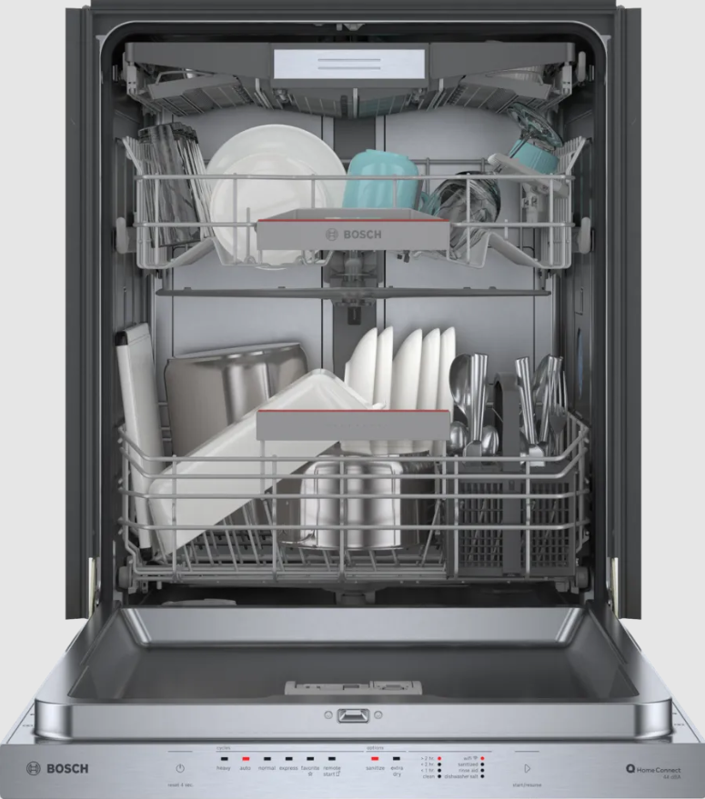 Bosch - 44 dBA Built In Dishwasher in Stainless - SHP65CC5UC