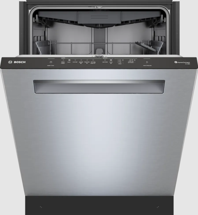 Bosch - 44 dBA Built In Dishwasher in Stainless - SHP65DM5N