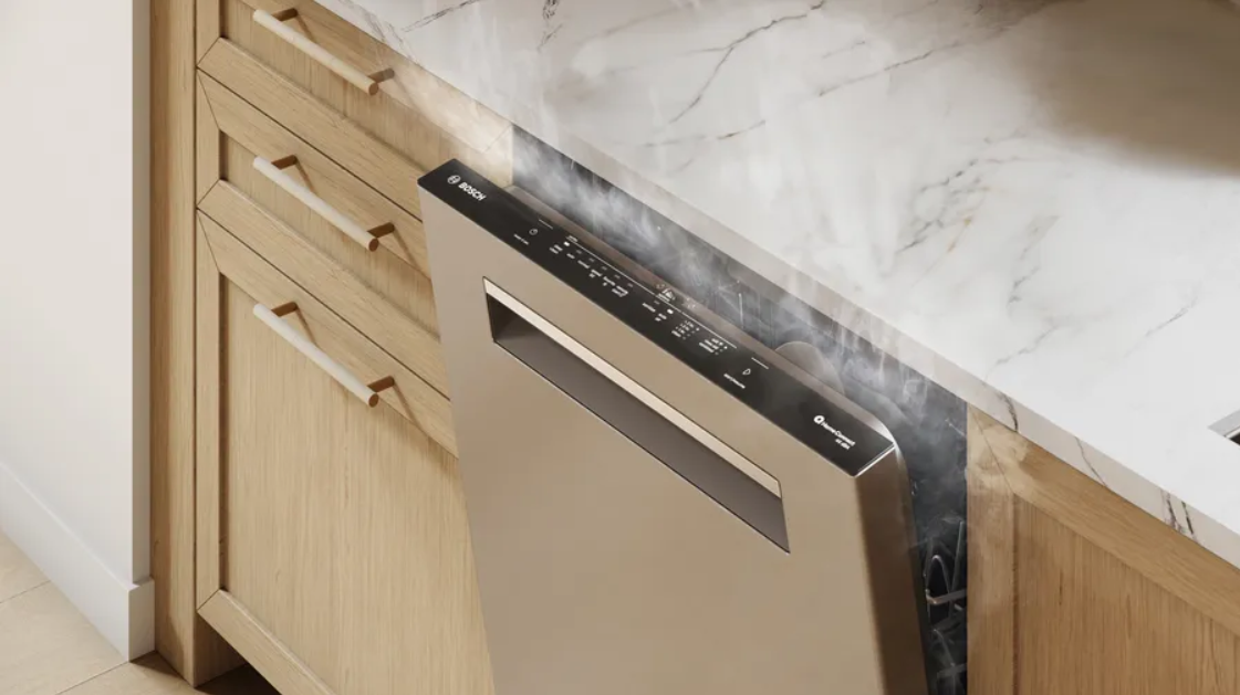 Bosch - 44 dBA Built In Dishwasher in Stainless - SHP65DM5N