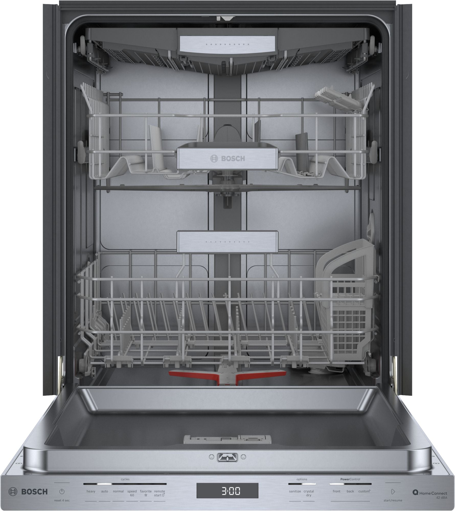 Bosch - 42 dBA Built In Dishwasher in Stainless - SHP78CP5N
