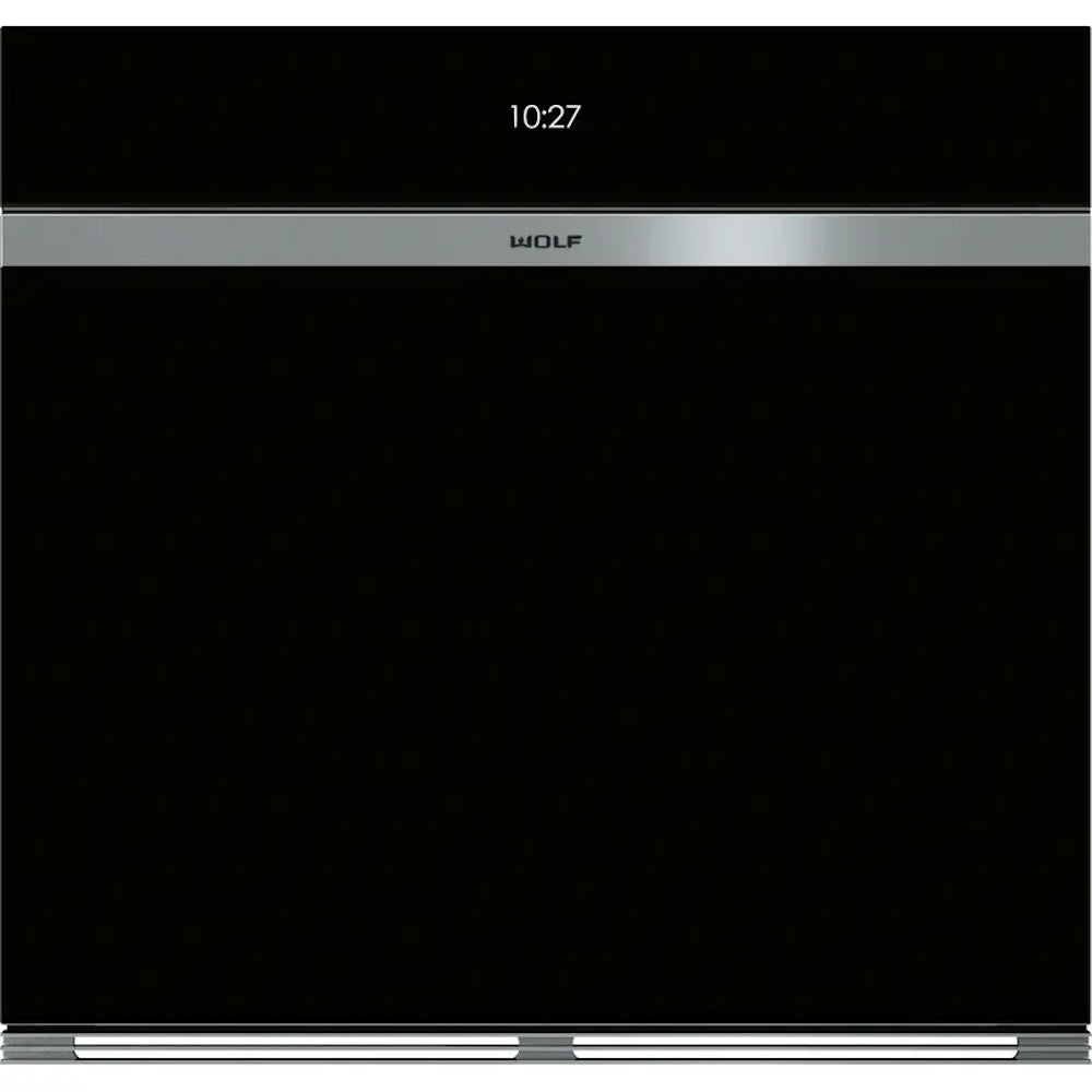 Wolf - 5.1 cu. ft Single Wall Oven in Black - SO3050CM/B