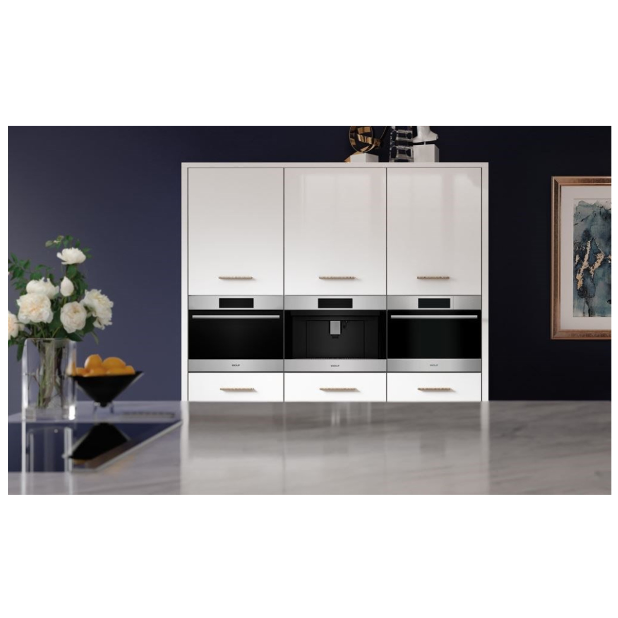 Wolf - 1.6 cu. ft Speed Wall Oven in Stainless - SPO2450TE/S/T