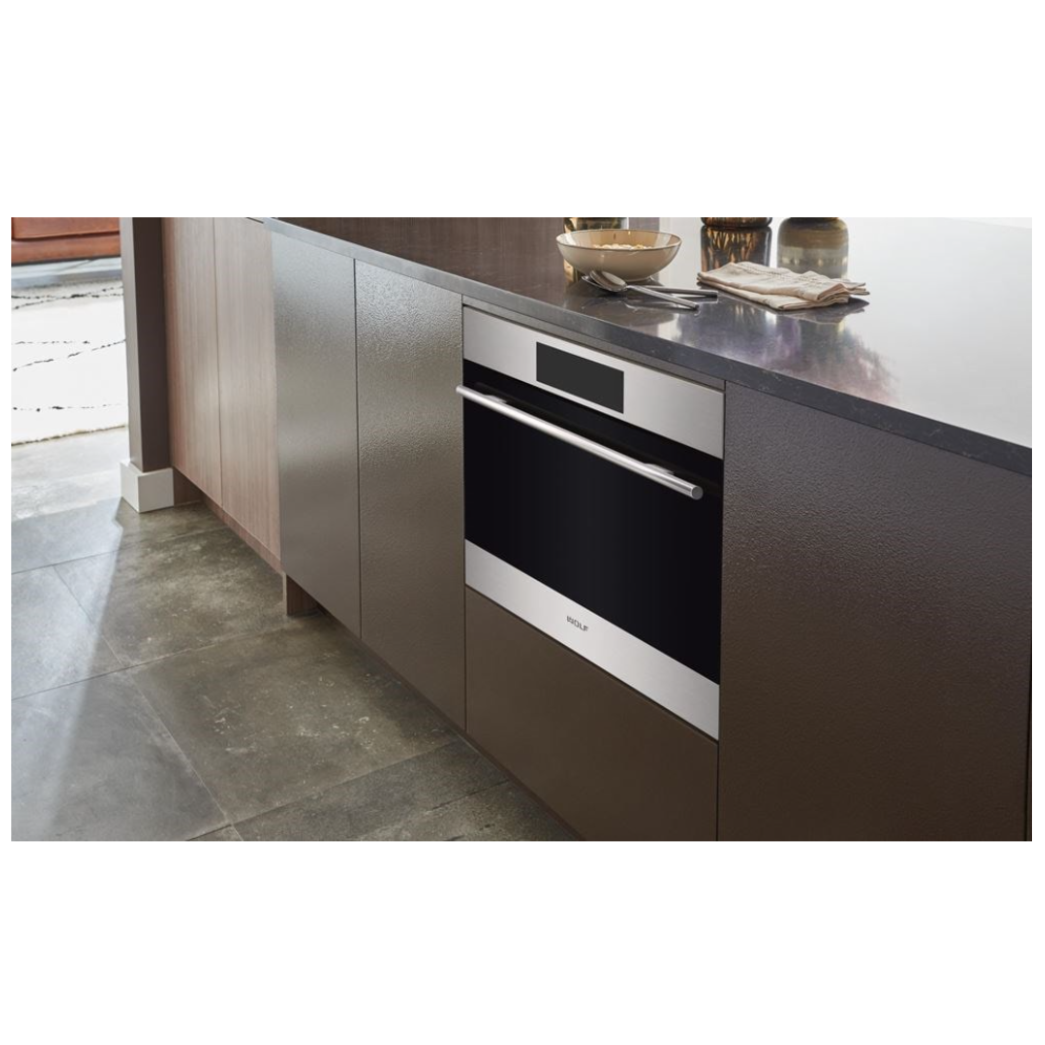 Wolf - 1.6 cu. ft Speed Wall Oven in Stainless - SPO2450TE/S/T