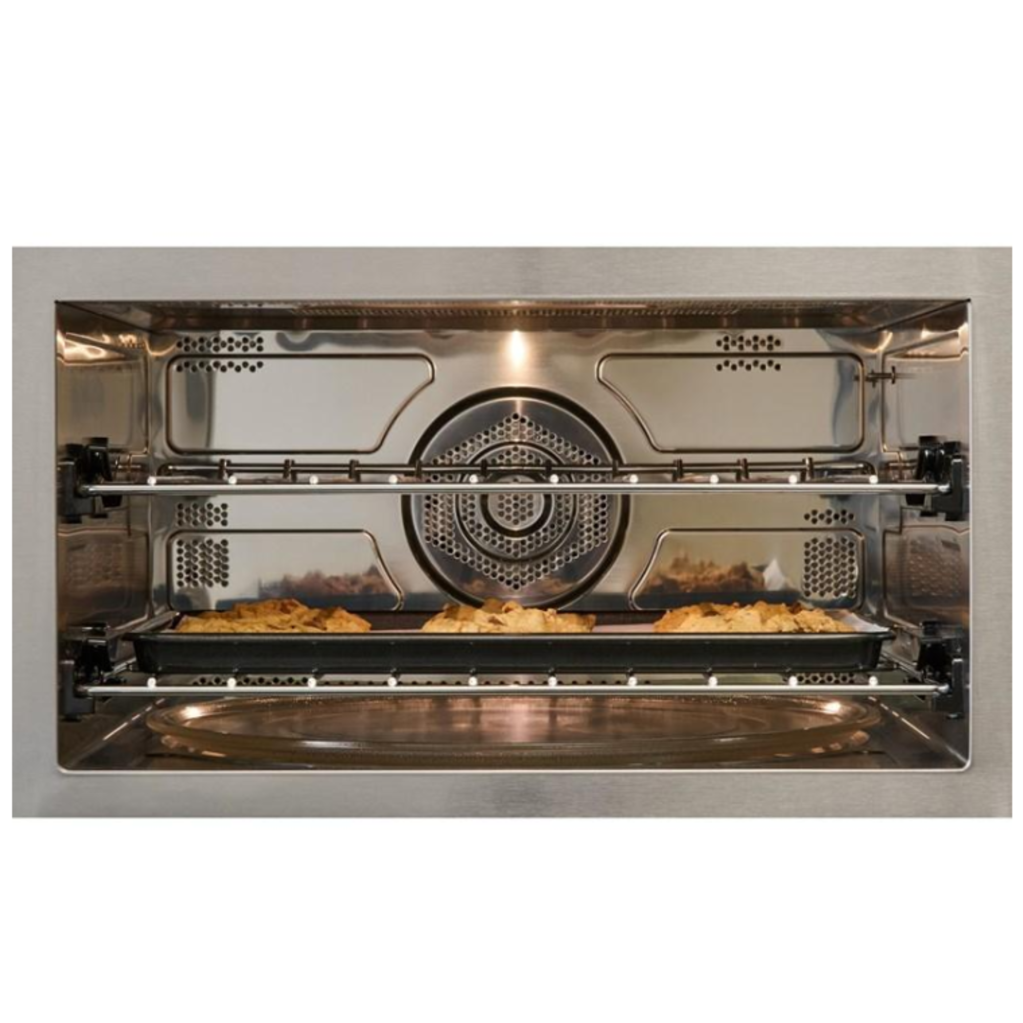 Wolf - 1.6 cu. ft Speed Wall Oven in Stainless - SPO3050TE/S/T