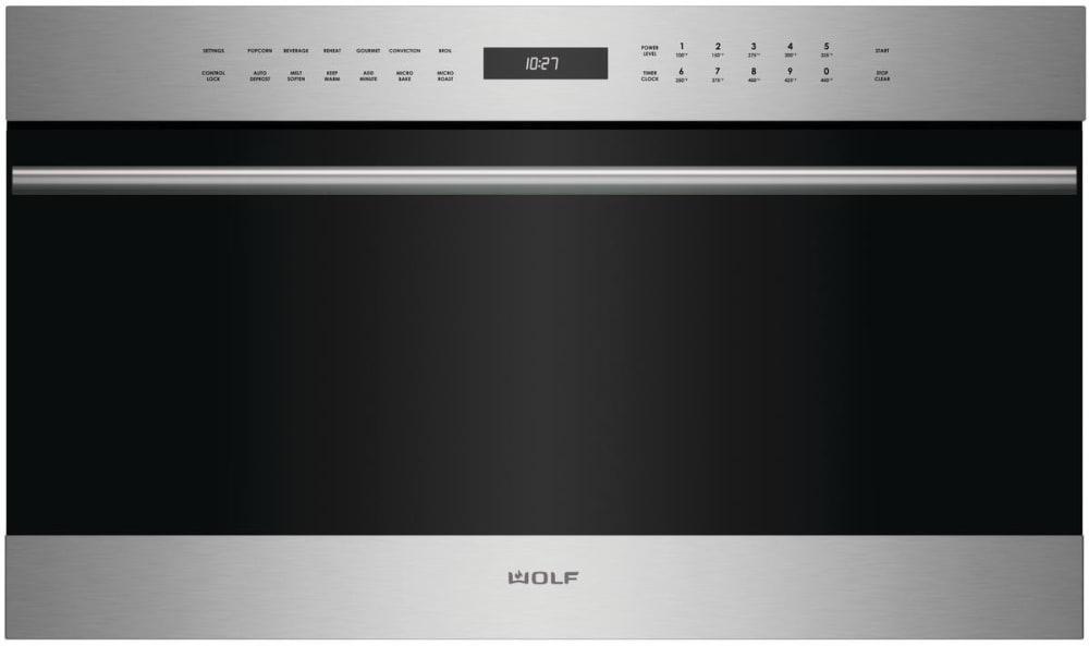 Wolf - 1.6 cu. ft Speed Wall Oven in Stainless - SPO30TE/S/TH