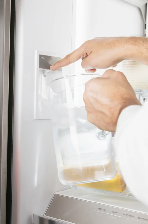 Thermador - 36 Inch 20.8 cu. ft French Door Refrigerator in Stainless (Open Box) - T36FT810NS
