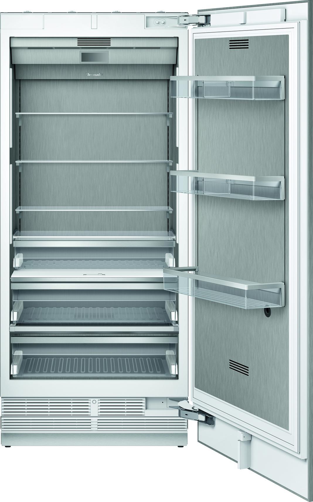 Thermador - 36 Inch 20.6 cu. ft Built In / Integrated Refrigerator in Panel Ready (Open Box) - T36IR905SP
