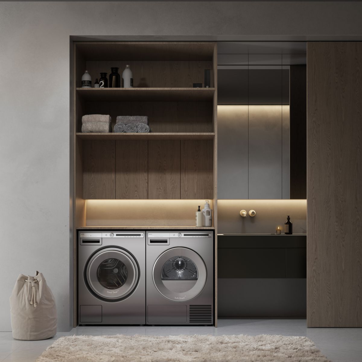 Asko - 5.1 cu. Ft  Electric Dryer in Titanium - T411VD.T