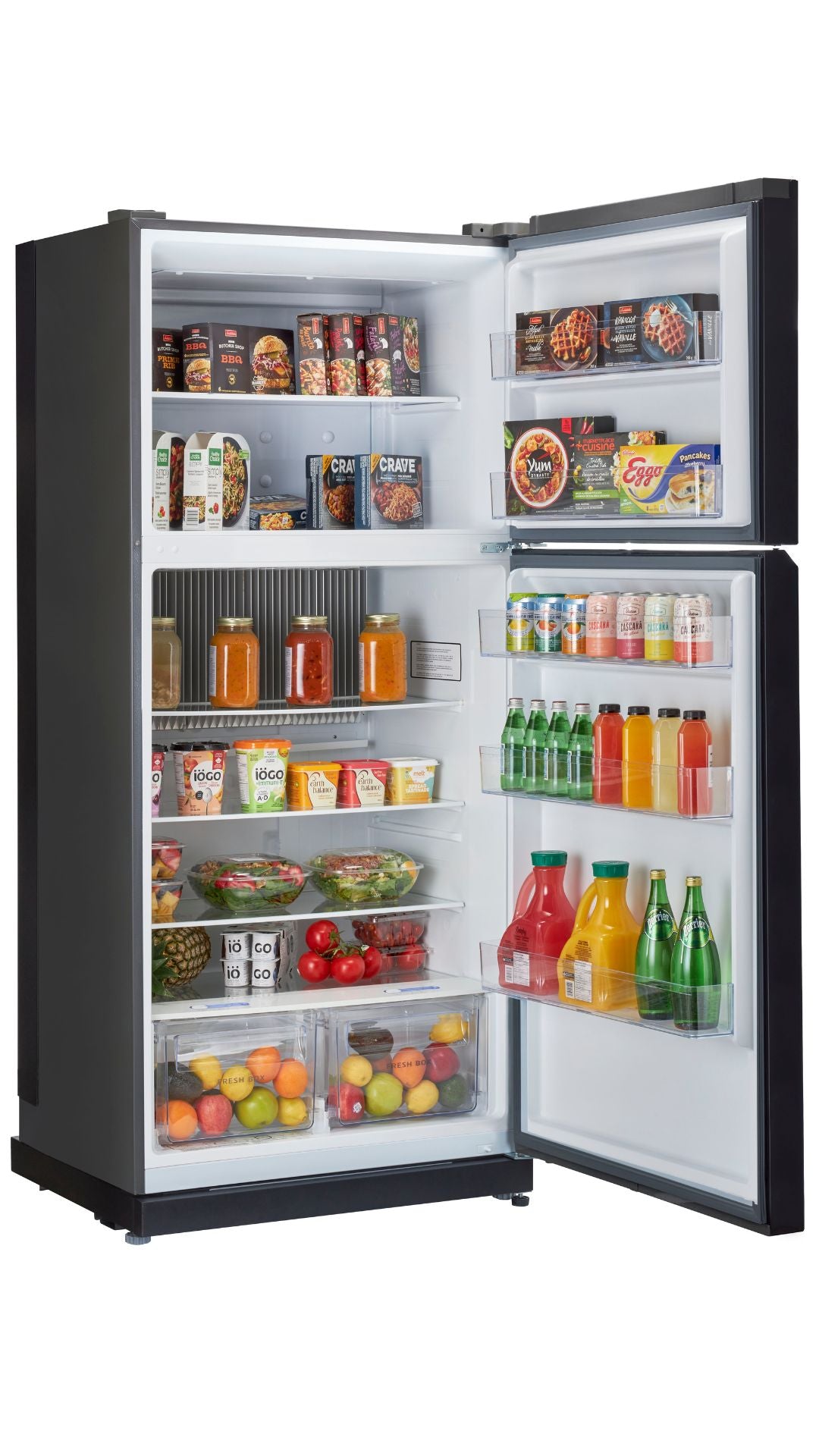 Unique Appliances - 34.6 Inch 19 cu. ft Top Mount Refrigerator in Midnight Black - UGP-19C CM B