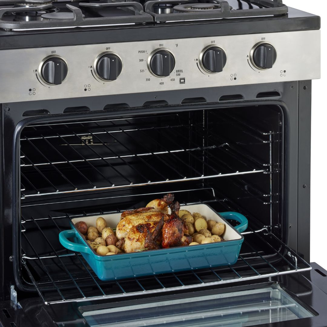 Unique Appliances - 3.9 cu. ft  Gas Range in Stainless - UGP-30G OF2 SS