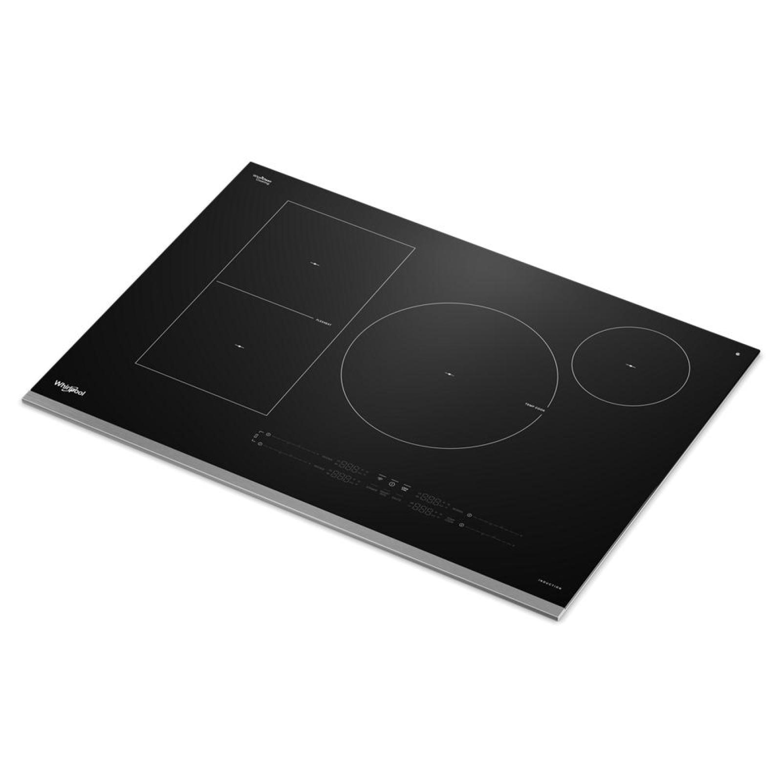 Whirlpool - 30.79 Inch Induction Cooktop in Stainless - WCIT7530SS