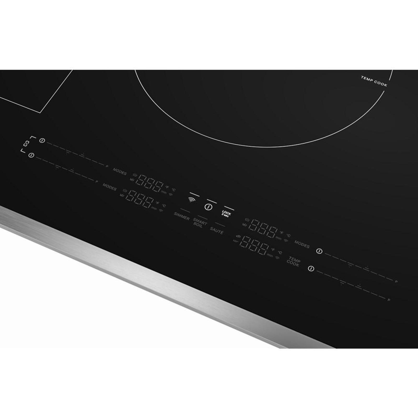 Whirlpool - 30.79 Inch Induction Cooktop in Stainless - WCIT7530SS