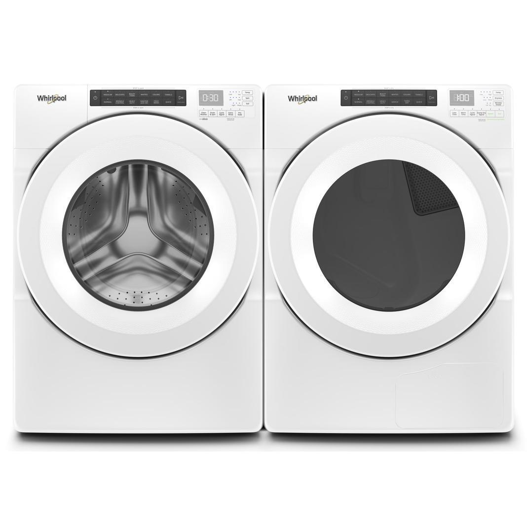 Whirlpool - 5.0 cu. Ft  Front Load Washer in White - WFW560CHW