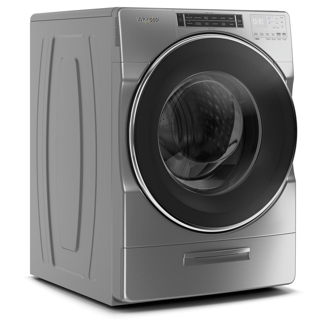 Whirlpool - 5.8 cu. Ft  Front Load Washer in Chrome Shadow - WFW8620HC