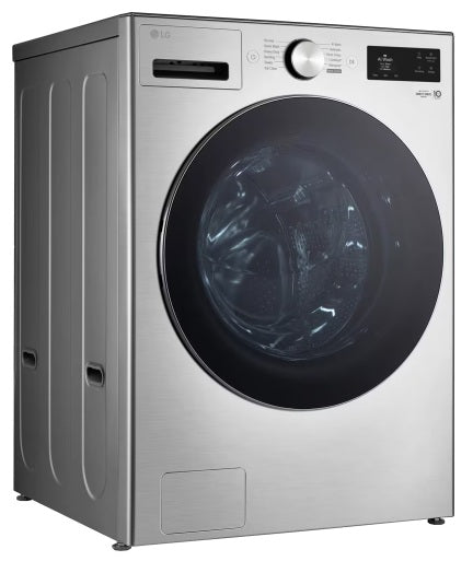 LG - 5 cu. Ft  Front Load Washer in Stainless - WM5800HVA