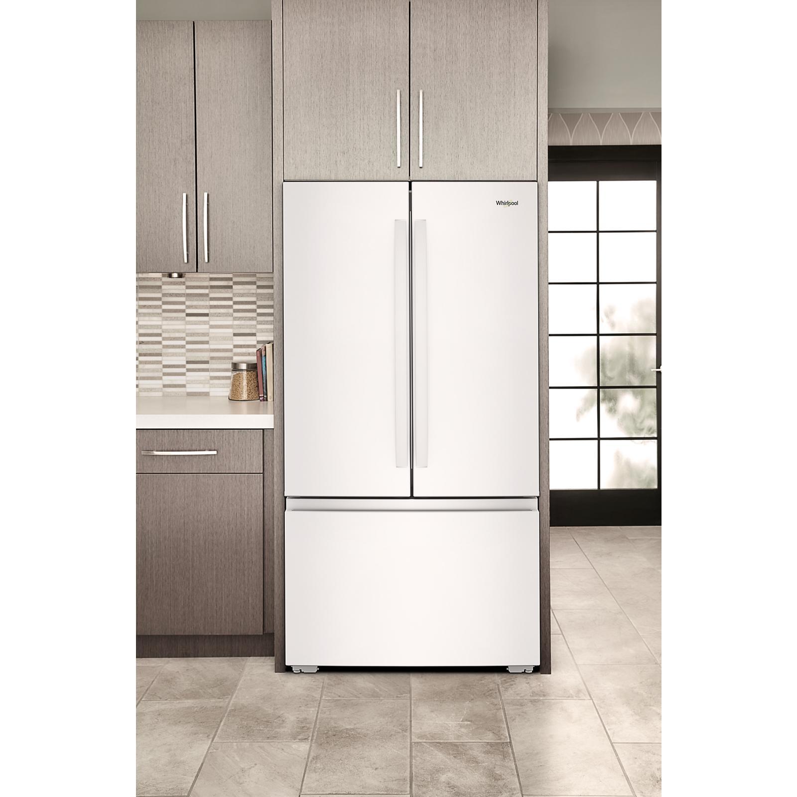 Whirlpool - 36 Inch 24.3 cu. ft French Door Refrigerator in White - WRFC3036RW