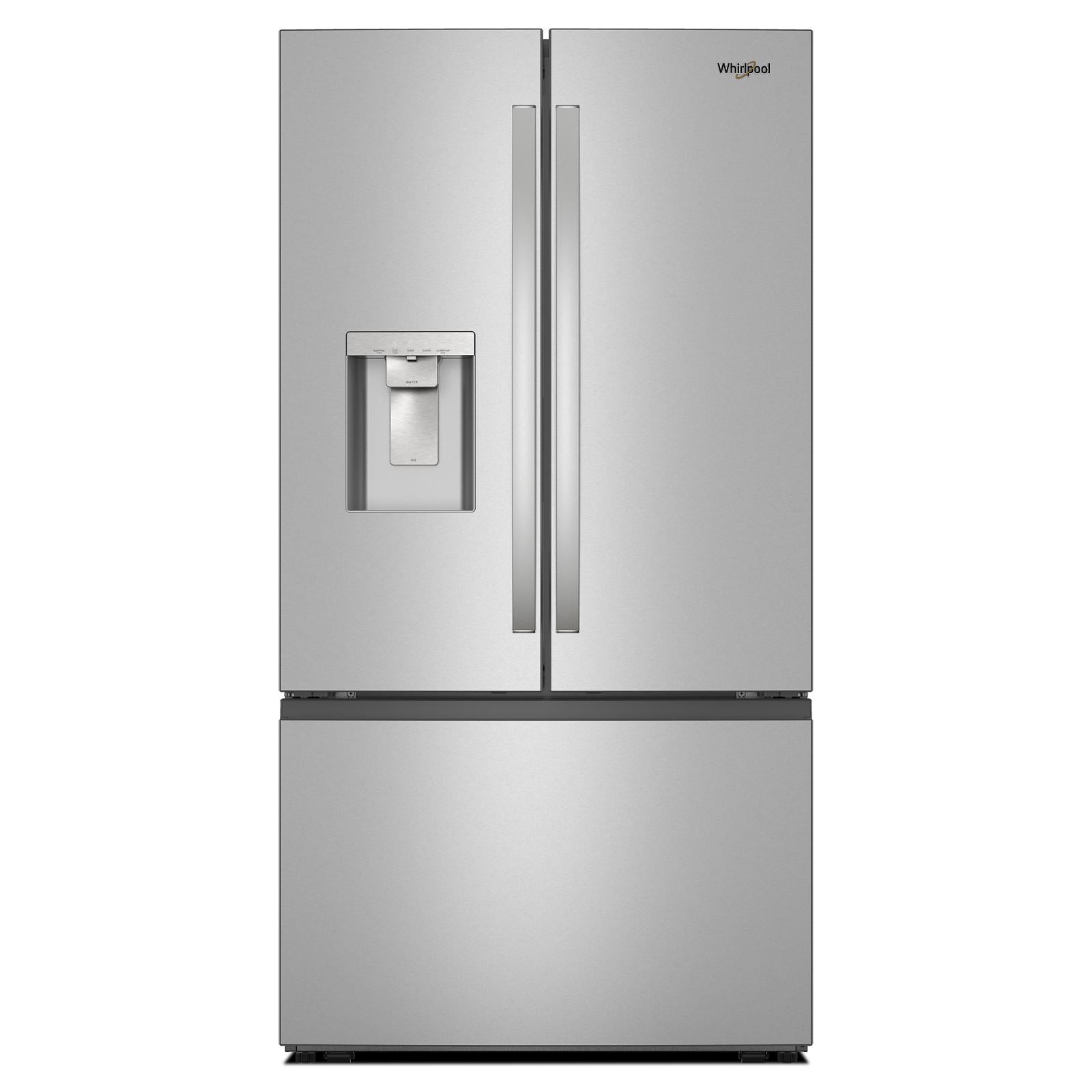 Whirlpool - 36 Inch 30 cu. ft French Door Refrigerator in Stainless - WRFF3536SZ