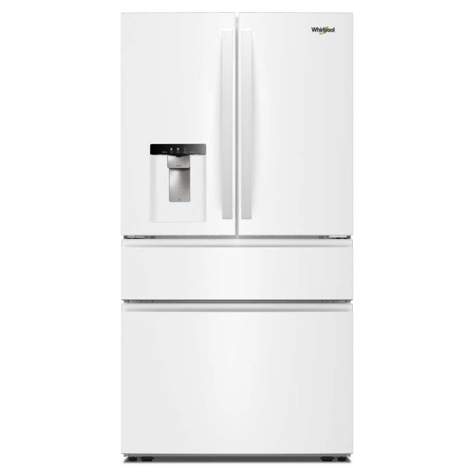 Whirlpool - 36 Inch 28.9 cu. ft French Door Refrigerator in White - WRMF3636SW