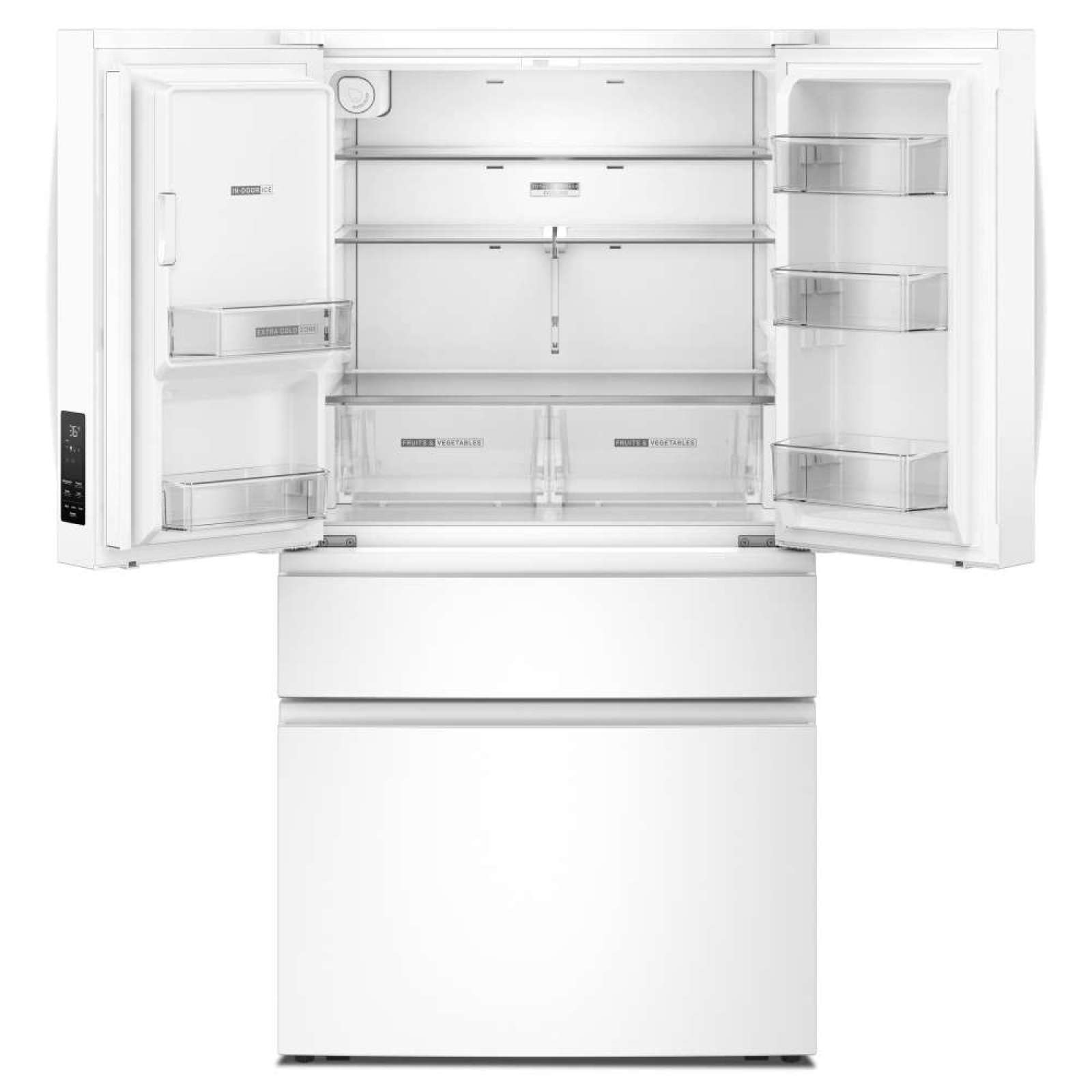 Whirlpool - 36 Inch 28.9 cu. ft French Door Refrigerator in White - WRMF3636SW