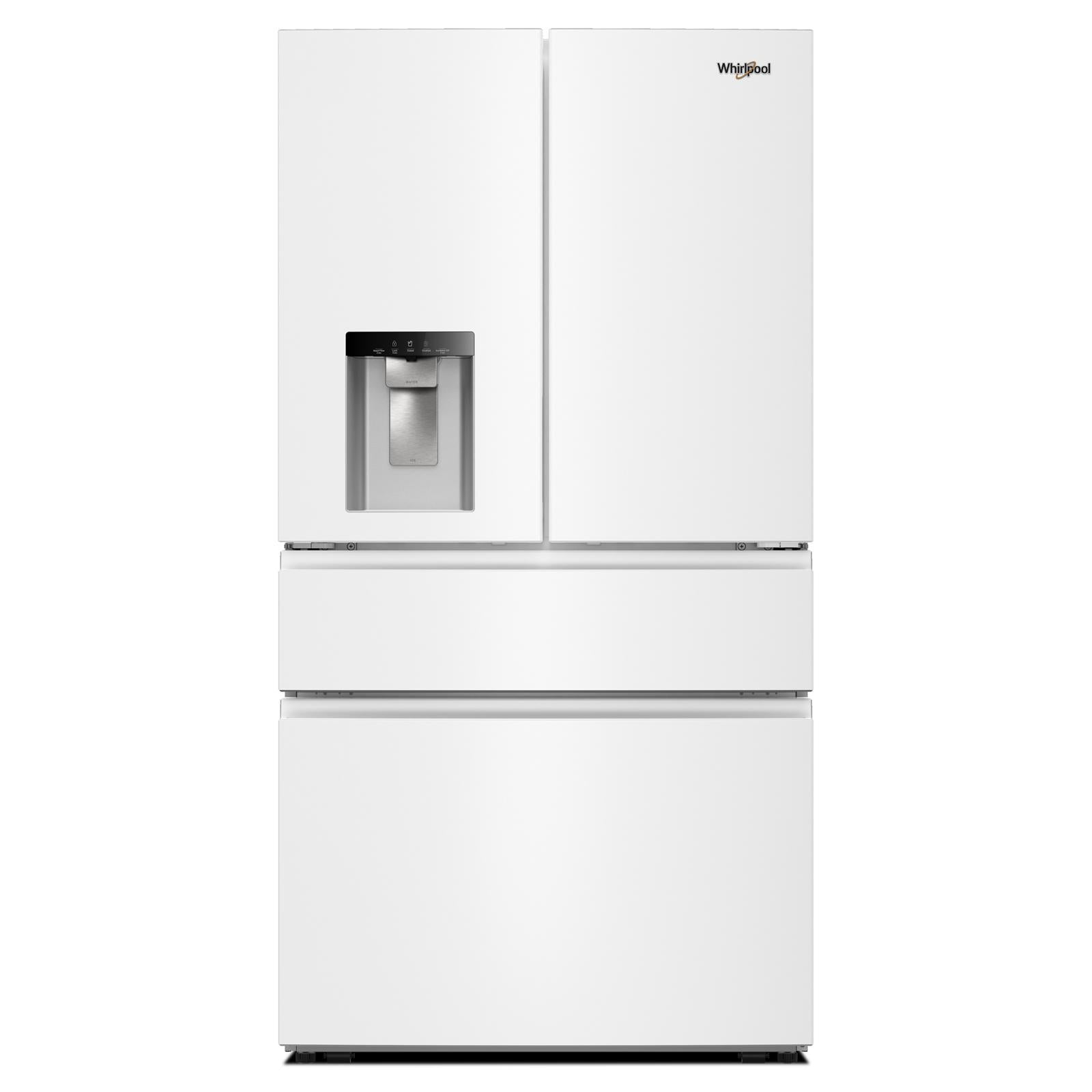 Whirlpool - 36 Inch 28.9 cu. ft French Door Refrigerator in White - WRMF3736SW