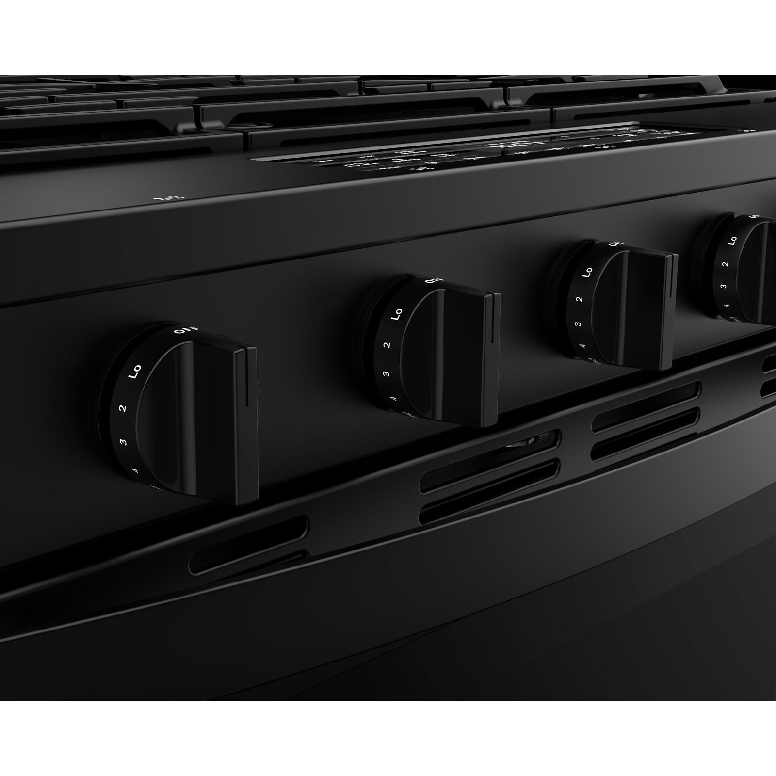 Whirlpool - 5 cu. ft  Gas Range in Black - WSGS5030SB