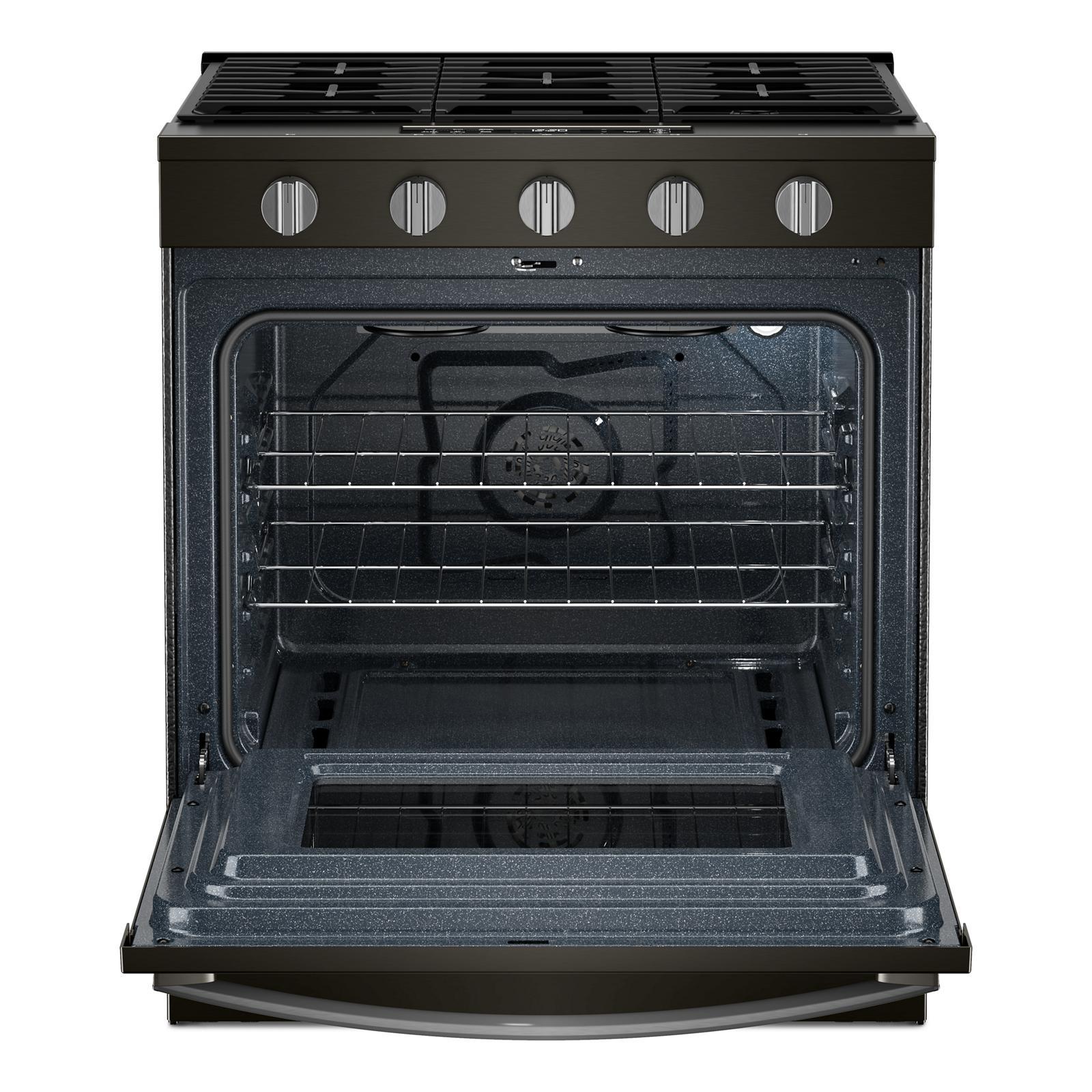 Whirlpool - 5 cu. ft  Gas Range in Stainless - WSGS5030SV