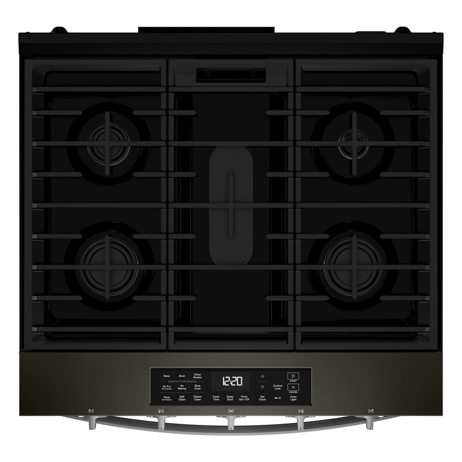 Whirlpool - 5 cu. ft  Gas Range in Stainless - WSGS5030SV