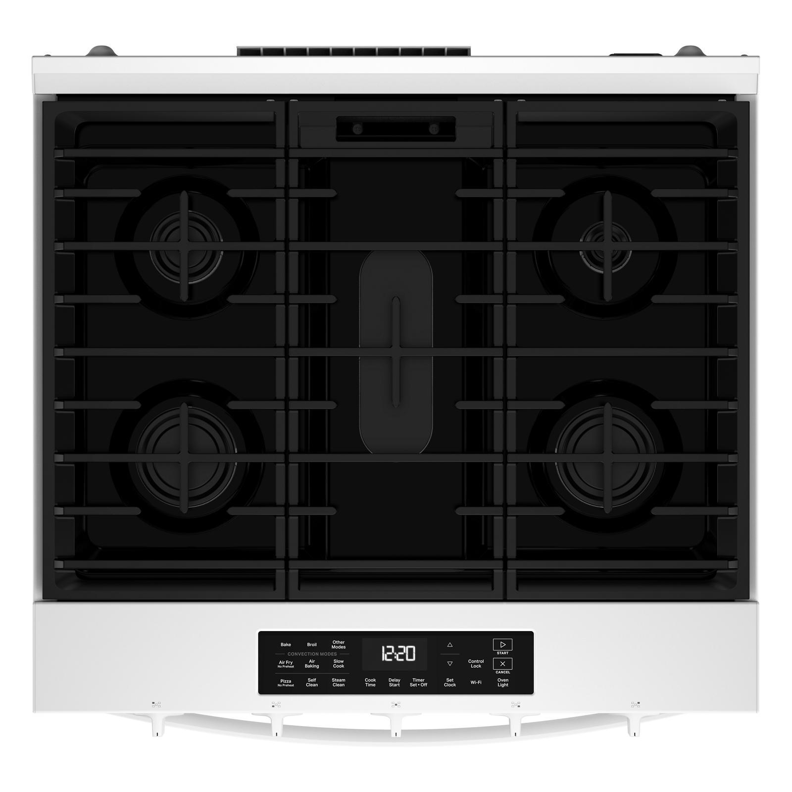 Whirlpool - 5 cu. ft  Gas Range in White - WSGS5030SW