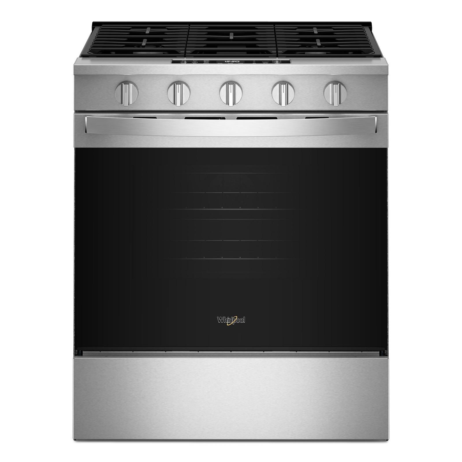 Whirlpool - 5 cu. ft  Gas Range in Stainless - WSGS5030SZ
