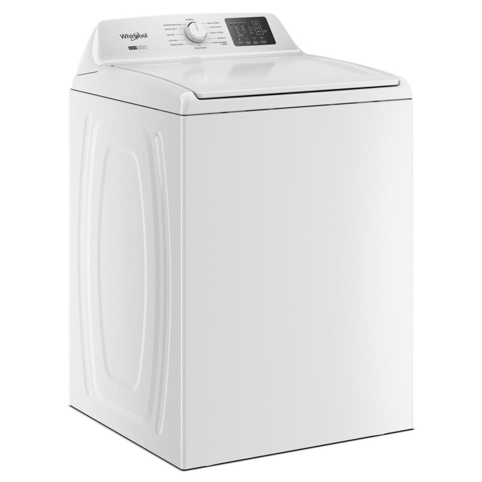 Whirlpool - 4.8 cu. Ft  Top Load Washer in White - WTW4107SW