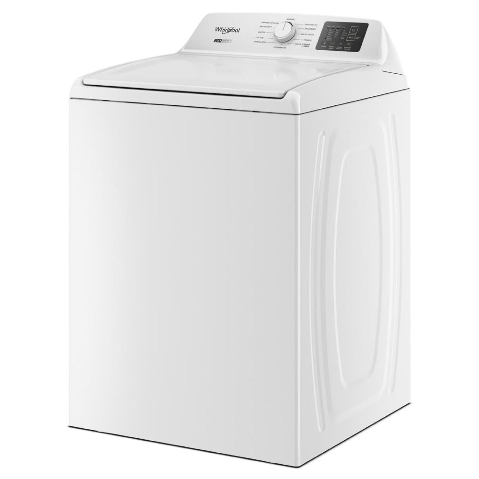 Whirlpool - 4.8 cu. Ft  Top Load Washer in White - WTW4107SW