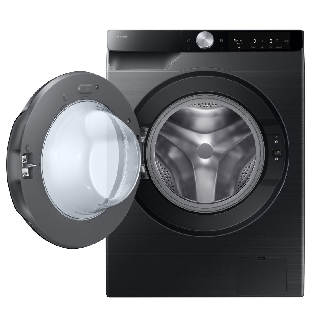 Samsung - 2.9 cu. Ft  Front Load Washer with SmartDial Control in Black - WW25FG6B34BBAC