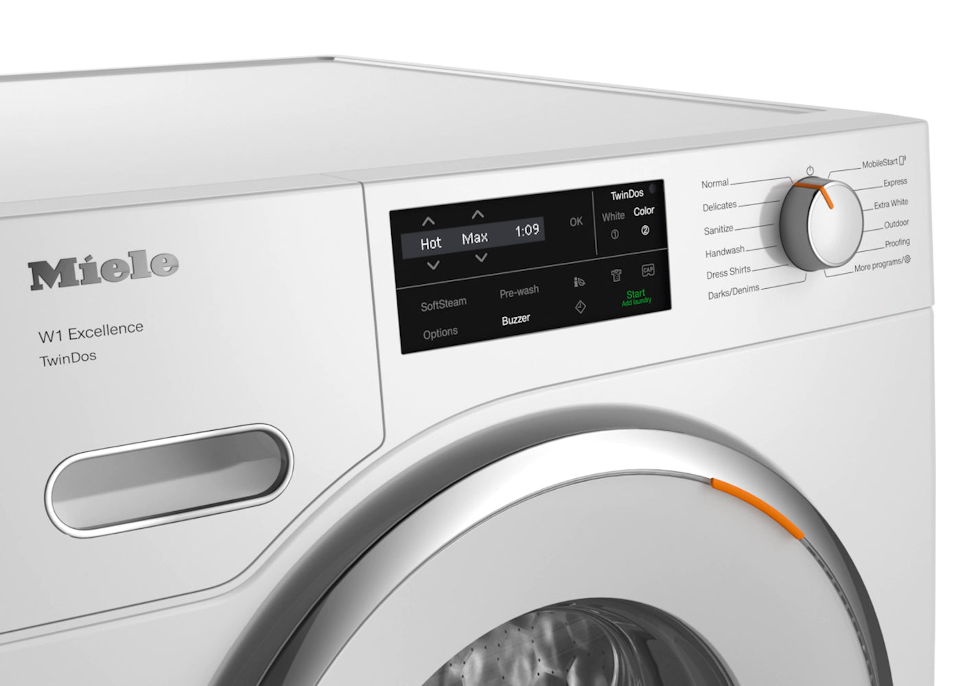 Miele - 2.3 cu. Ft  Compact Washer in White - WXF660