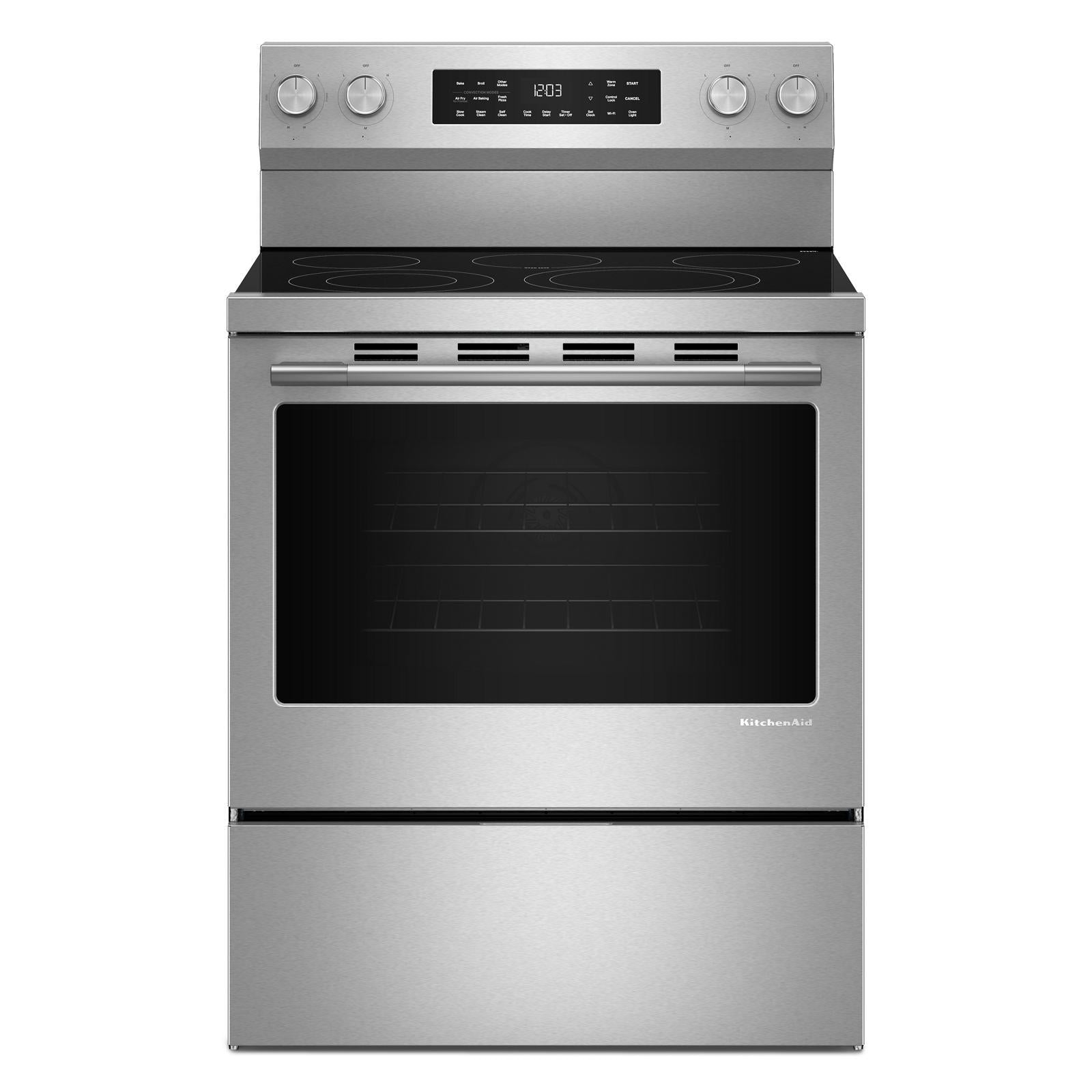 KitchenAid - 5.3 cu. ft  Electric Range in Stainless - YKFES330TPS