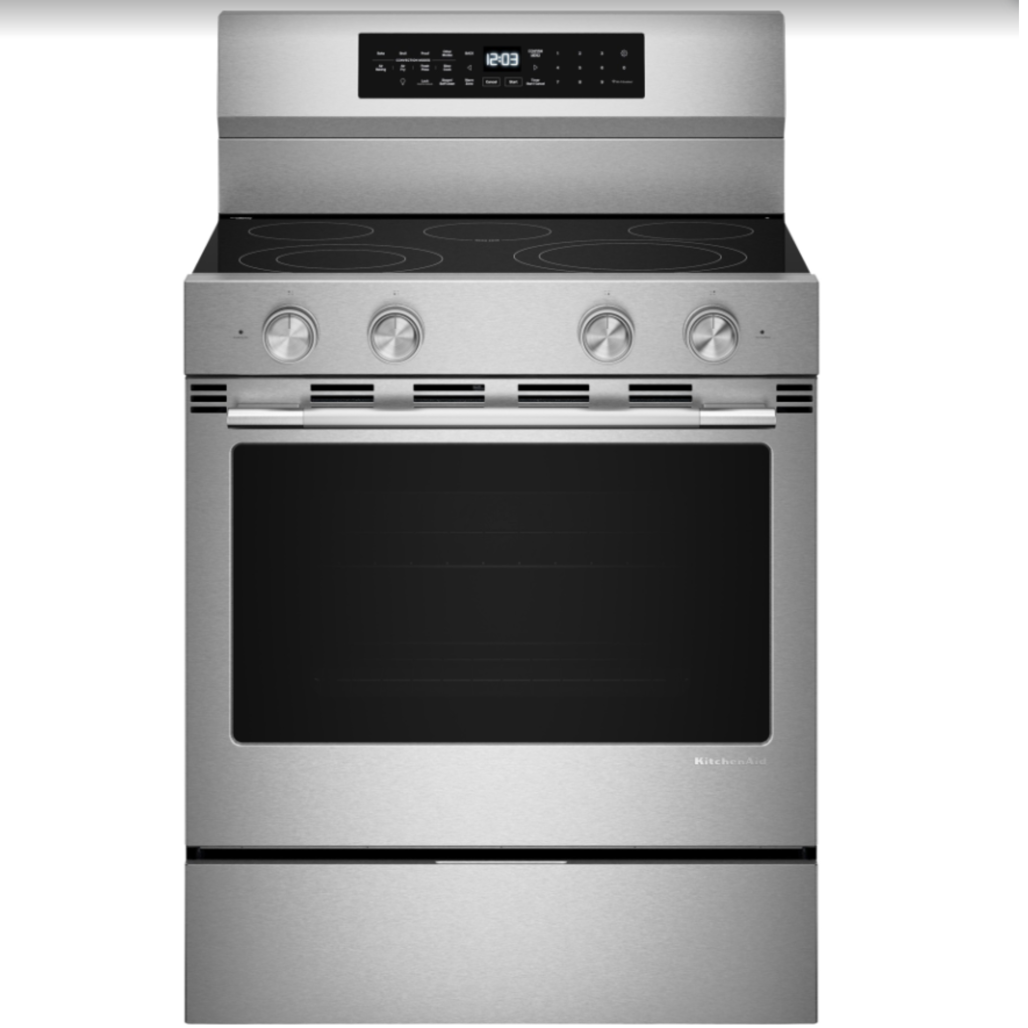 KitchenAid - 5.3 cu. ft  Electric Range in Stainless - YKFES530SPS