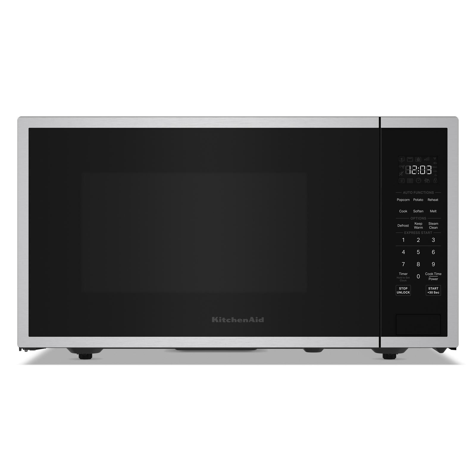 KitchenAid - 2.2 cu. Ft  Counter top Microwave in Stainless - YKMCS122SSS