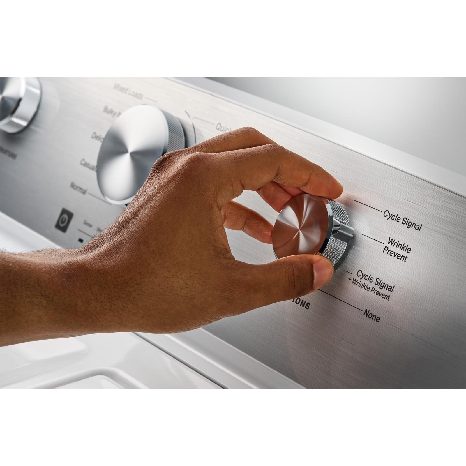 Maytag - 7 cu. Ft  Vented Electric Dryer in White - YMED4205SW