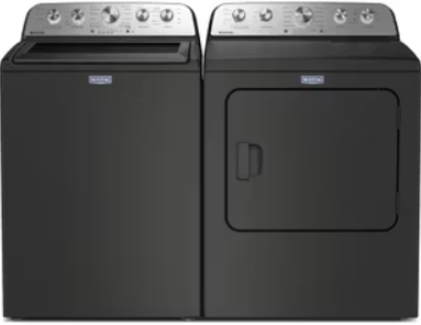 Maytag - 7 cu. Ft  Vented Electric Dryer in Black - YMED5605RU