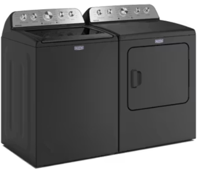 Maytag - 7 cu. Ft  Vented Electric Dryer in Black - YMED5605RU