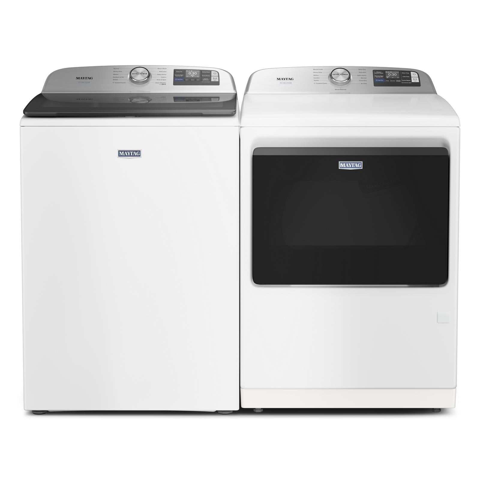 Maytag - 7.4 cu. Ft  Vented Electric Dryer in White - YMED7205RW