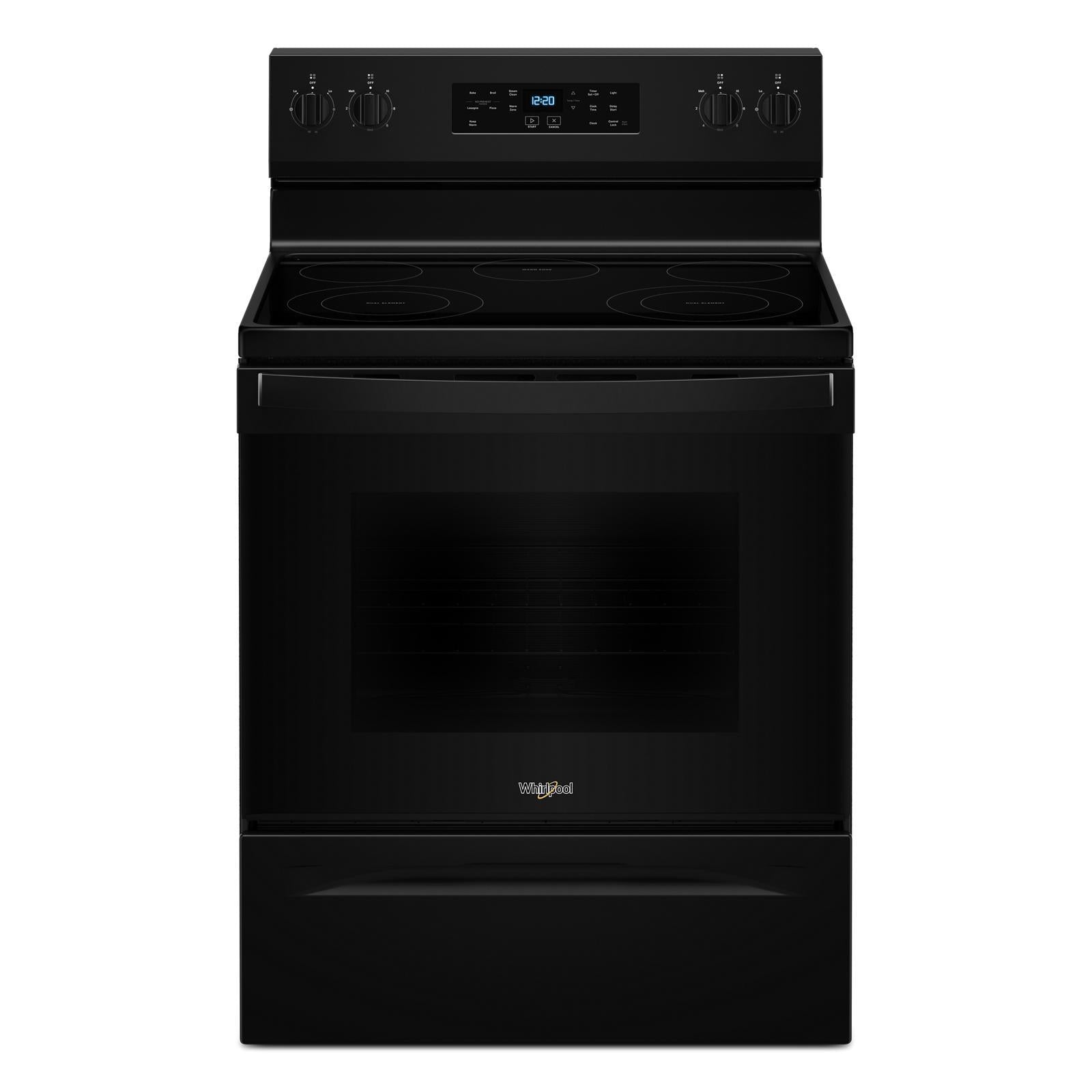 Whirlpool - 5.3 cu. ft  Electric Range in Black - YWFES3330RB